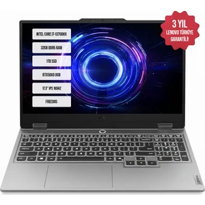 Loq 17IRX10 83JH009UTR I7-13700HX 32GB Ddr5 1tb SSD RTX5060 8gb 17.3" IPS 165Hz Freedos