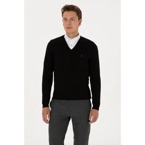 U.s. Polo Assn. Erkek Siyah Kazak /triko 50313662-VR046