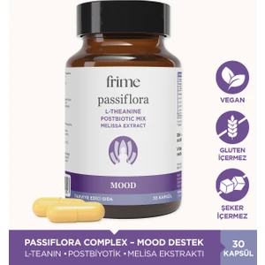 Mood, Antistress, Pasiflora, L Theanine, Postbiyotik Mix, Melisa Ekstresi
