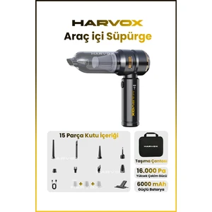 16000PA Güçlü Vakum Araç Süpürgesi Taşınabilir Çantalı 6000MAH Bataryalı Üflemeli