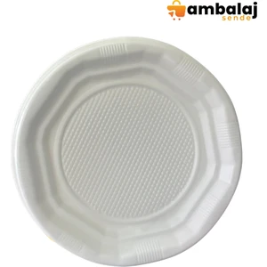 Upplast 17CM Plastik Tabak - 100 Adet