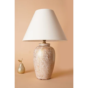 HMY Design Taper Handmade Seramik Abajur Beyaz