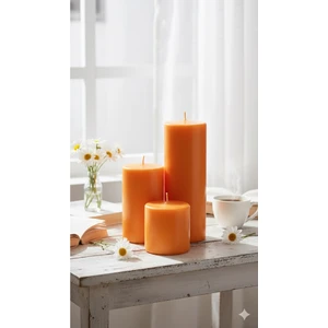 Mete Mum 3'lü Kütük Mum