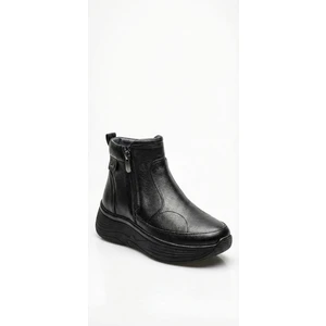 58252 Oslo Siyah Kadın Hakiki Deri Bot