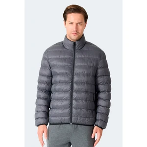 Braum Erkek Şişme Koyu Gri Mont & Kaban