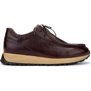 Tamer Tanca Erkek Hakiki Deri Kahverengi Casual Ayakkabı 537 3435 Erk Ayk Y24 Kahve Dr