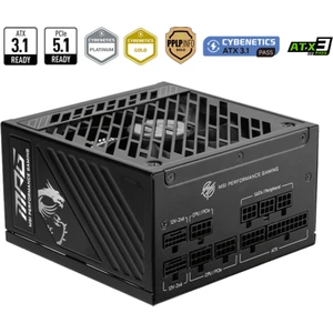 Msı Mpg A1250GS Pcıe5 1250W 80+ Gold Atx 3.1 Pcıe 5.1 2x 12V-2X6  Power Supply