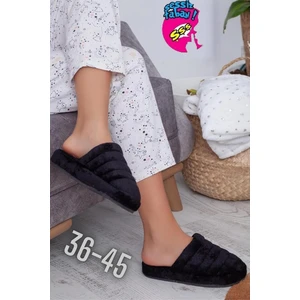 Neon Shoes Unisex Önü Kapalı Peluş Bohça Damat Gelin Çeyiz Terlik Sessiz Eva Taban Misafir Ev Terliği