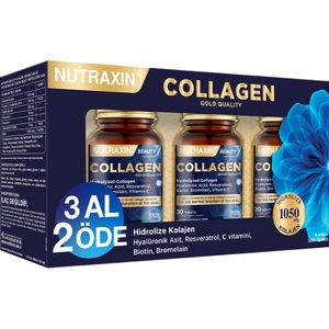Hidrolize Kolajen 1050 Mg 3x30 Tablet Tip1 Tip3 Resveratrol Bromelain Biotin Hyalüronik asit Çinko