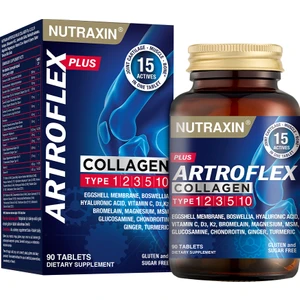 Artroflex Plus Collagen Tip 1 2 3 5 10 90 Tbl Magnezyum Bromelain Yumurta Kabuğu Glukozamin Msm