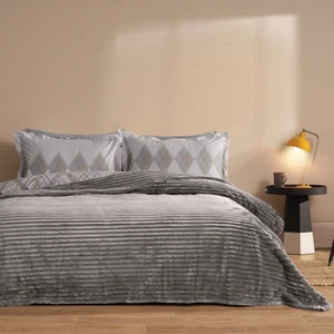 Sova Tek Kişilik Wellsoft Battaniye - Antrasit