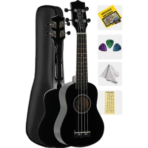 Soprano Siyah Ukulele (Outlet)