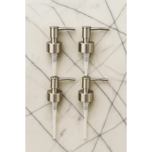 Sıvı Sabunluk Yedek Pompası 4 Adet GÜMÜŞ