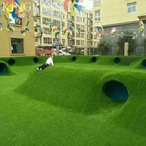 Madrid Home Kaymaz Taban Dekoratif Suya Dayanıklı 7 mm Çim Halı