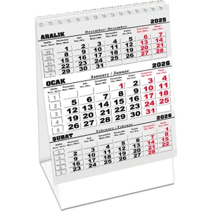 Üçgen Denizci Masa Takvimi 2026