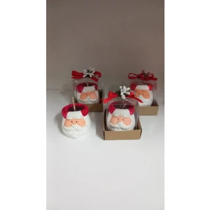 Nadire Tasarım Noel Baba Mum 4 Adet