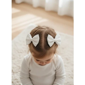 Fisto Ikili Kombin Beyaz Fiyonk Toka, Fisto Toka, Kına Nikah Davet Balo Özel Gün Çocuk Toka