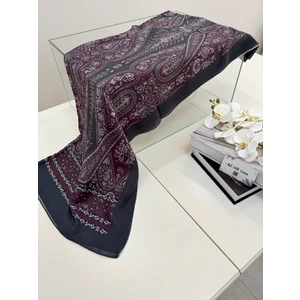 Acar İpek Etnik Desen Bambu Kraş Şal