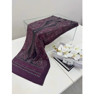 Acar İpek Etnik Desen Bambu Kraş Şal