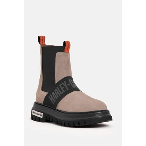 Harley Davidson Nefud Vizon Süet Deri Kadın Bot Postal Ayakkabı