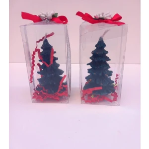 Nadire Tasarım Çam Ağacı  Mum 2 Adet