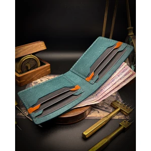 El Yapımı Hakiki Deri Cüzdan - Bifold Klasik