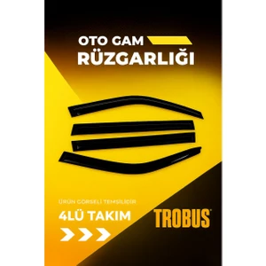 Nissan Qashqai +2 2012 SUV Cam Rüzgarlığı 4'lü Takım