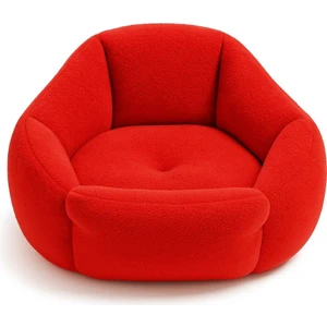 Gökcan Home Yıkanabilir, Peluş, 45 Cm, Kedi ve Köpek Yatağı Yumuşak Dokulu (Yılbaşı Kırmızısı)