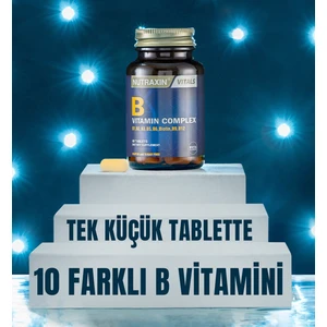 B Vitamin Complex 60 Tablet | 10 B Vitamini İçeren Güçlü Formül