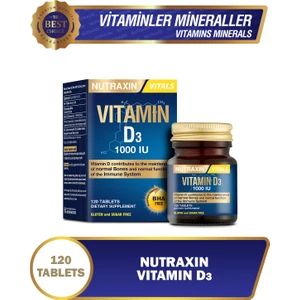 Vitamin D3 1000 IU 120 Tablet