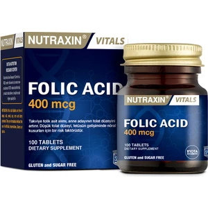 Folic Acid 400 Mcg 100 Tablet