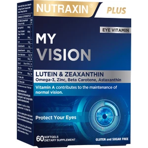 My Vision Eyes Vitamin 60 Soft Jel - Lutein, Zeaxanthin, Omega3, Çinko, Astaksantin, Beta Karoten