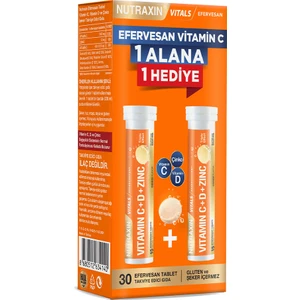 Efervesan Vitamin C-D-Zinc 15 Tablet 2'Li Paket