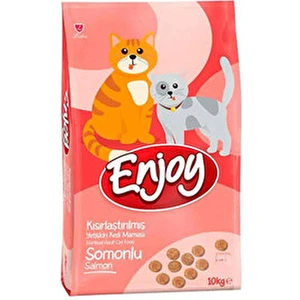 10 kg Somonlu Kısırlaştırılmış Yetişkin Kedi Maması Premium Kalite ve Besleyici İçerik