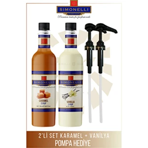 Kahve Şurubu 700 ml Karamel Aromalı Vanilya Aromalı Premium Lezzet