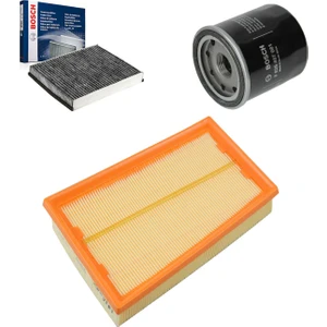 Filtre Bakım Seti Nissan Qashqai 1.6 Benzinli Cvt Kw84 2010-2014Hava + Yağ F.+ Polen bosch karbonsuz