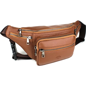 Derise Club Erkek Taba Renk Çok Cepli Omuz ve Bel Çantası