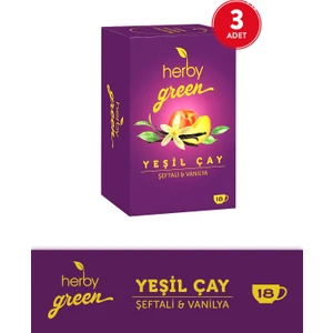 Yeşil Çay Şeftali ve Vanilya x 3 Adet