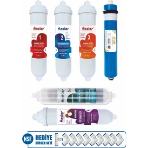 Piksel Aqua Master 10 Aşamalı Master Membranlı Su Arıtma Cihazı Filtre Seti