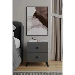 Artemis 2 Çekmeceli Komodin Antrasit