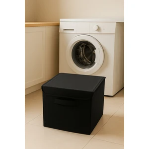 Prendi Home Siyah Kapaklı Kutu 30X30X30