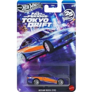 Hot Wheels 2025 Silver Fast & Furious Tokyo Drift Nissan Silvia S15 HNR88 JKX06