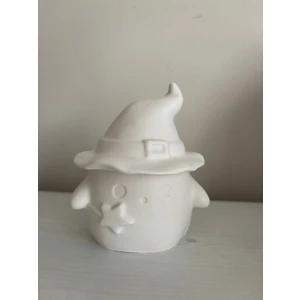 Violet Candle Decor Sevimli Cadı Saklama Kutusu - Boyanabilir