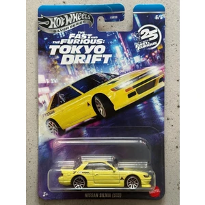 Hot Wheels 2025 Silver Fast & Furious Tokyo Drift Nıssan Sılvıa S13 HNR88 JKX09