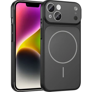 iPhone 14/13 Uyumlu Kılıf 17 Pro Görünümlü Magsafe Özellikli Kamera Lens Korumalı Kılıf