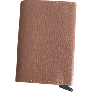 Mekanizmalı Erkek Cüzdanı Taba