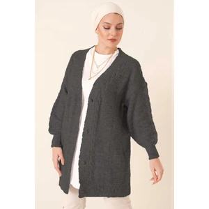 Kadın Tesettür Triko Hırka 15768