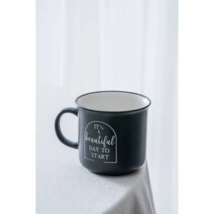 Ruby Porselen Kupa Siyah - 410 ml