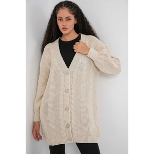 Kadın Tesettür Triko Hırka 15768