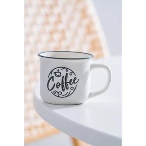 Ruby Porselen Espresso Bardağı Beyaz - 115 ml